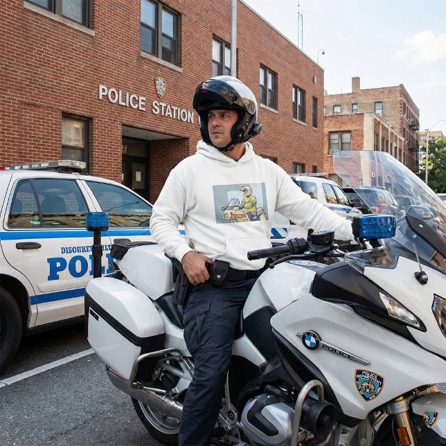 Sudadera Police Motorcycle Officer Law Enforcement (Subido por el creador)