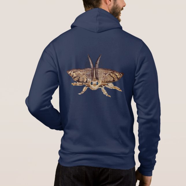 Sudadera Polilla gitana Lymantria dispar dispar Marina Zool (Reverso)