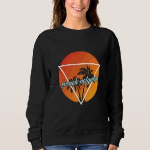Sudadera Polinesia Francesa Triángulo con forma de sol con 