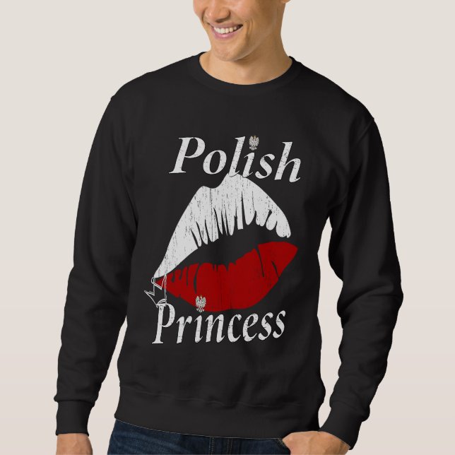 Sudadera Polish Princess Girl  Polish Girls with an attitud (Anverso)