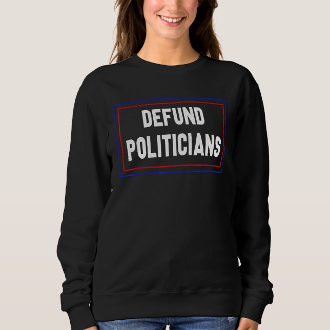 Sudadera Políticos Defensores anti gobierno libertario Poli (Anverso)