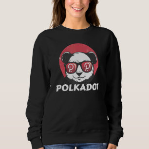 Sudadera Polkadot Dot Cute Cripto Panda Sun Glasses Retro
