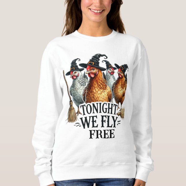 Sudadera Pollitas Divertidas Halloween  (Anverso)