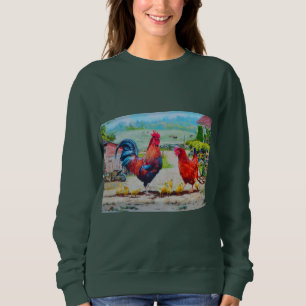 Sudadera Pollitos en una granja