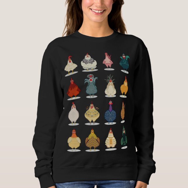 Sudadera Pollitos Lindo Pollito Animal Meme  Granjero Pollo (Anverso)
