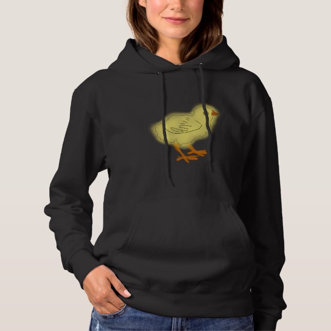 Sudadera Pollo Amarillo Fundido (Anverso)