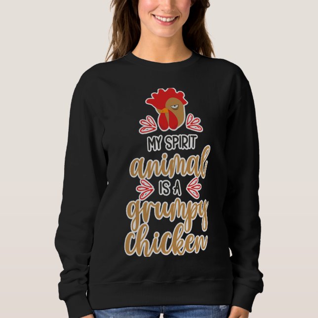 Sudadera Pollo Amor Espíritu Animal (Anverso)