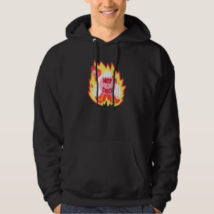 Sudadera Pollo Caliente En Pollo Incendio