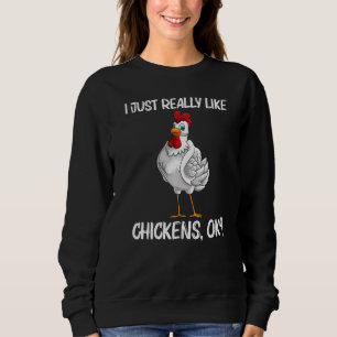 Sudadera Pollo Cool Para Hombres Mujeres Granjas Pollo Gran