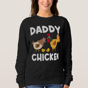 Sudadera Pollo Cool Para Hombres Papá Gallo Gallina Pollito