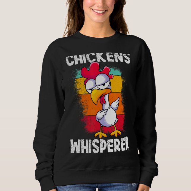Sudadera Pollo de gallina de granjero de Whisperer (Anverso)
