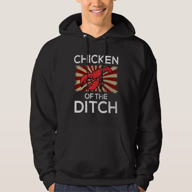 Sudadera Pollo De La Fiesta De Comida Cajún De Langostinos (Anverso)