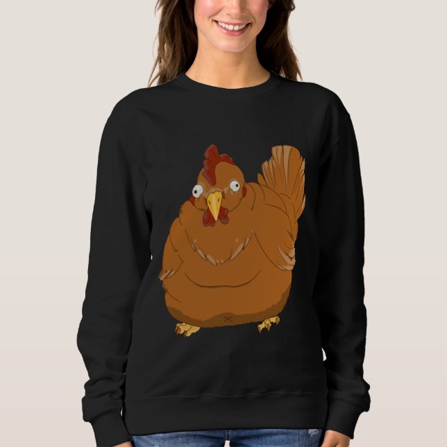 Sudadera Pollo de los Dumpies con Plumpy (Anverso)