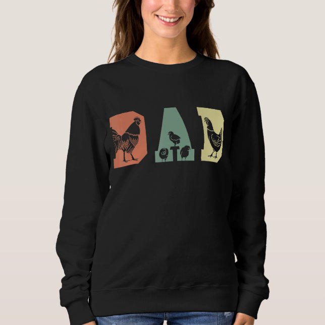 Sudadera Pollo de pollo de pollo de pollo de pollo de granj (Anverso)
