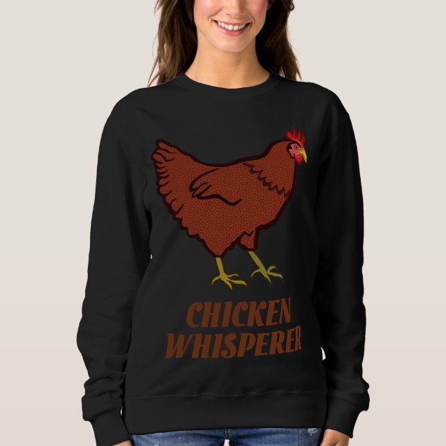 Sudadera Pollo de pollo Whisperer (Anverso)