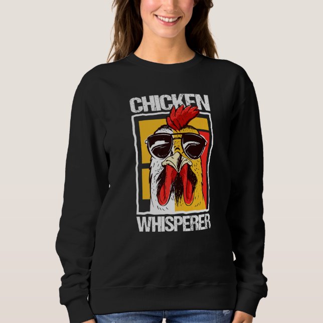Sudadera Pollo De Pollo Whisperer Para Granja De Agricultor (Anverso)