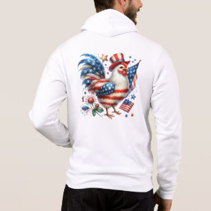 Sudadera Pollo del 4 de julio Clipart-61531