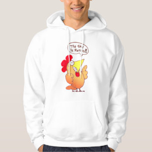 Sudadera Pollo divertido poco pollo T del dibujo animado de
