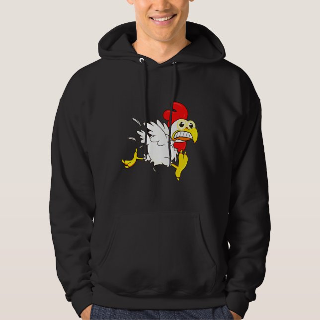 Sudadera Pollo en ejecución (Anverso)