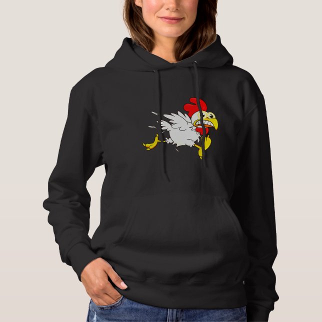 Sudadera Pollo en ejecución (Anverso)