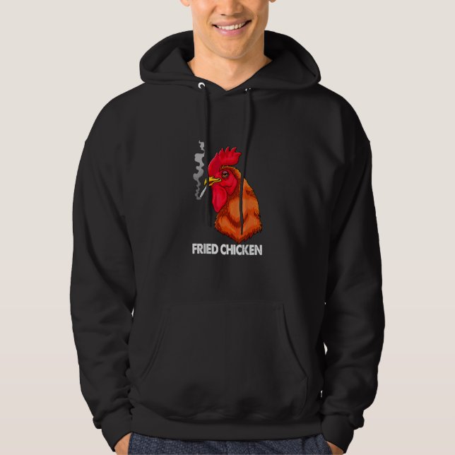 Sudadera Pollo Fumando Frito Activa Tu Modo de Humor (Anverso)
