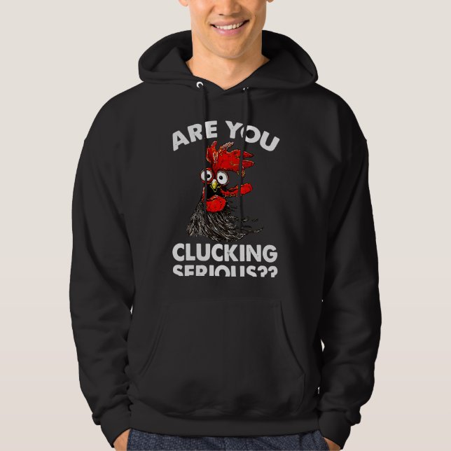 Sudadera Pollo granjero serio (Anverso)