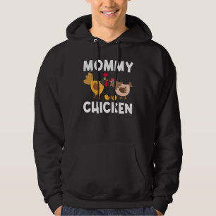 Sudadera Pollo Guay Para Mujeres Mamá Rooster Hen Chicks Po