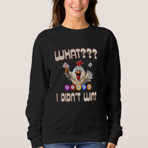 Sudadera Pollo Lo que Didnu2019t Ganar bolas de juego de bi
