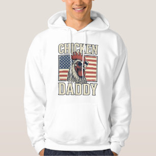 Sudadera Pollo Papá Gallo Vintage Patriótico