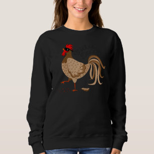 Sudadera Pollo Papi Pollo Papi Rooster Granjero de Aves