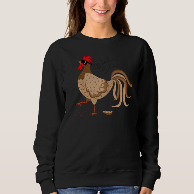 Sudadera Pollo Papi Pollo Papi Rooster Granjero de Aves (Anverso)