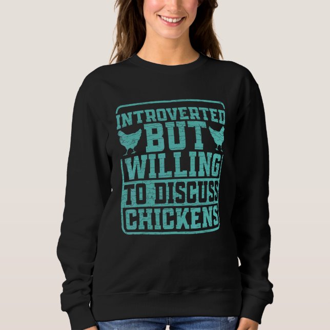 Sudadera Pollo para granjeros de pollo (Anverso)