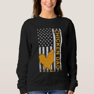 Sudadera Pollo retro vintage papá norteamericano padre de l