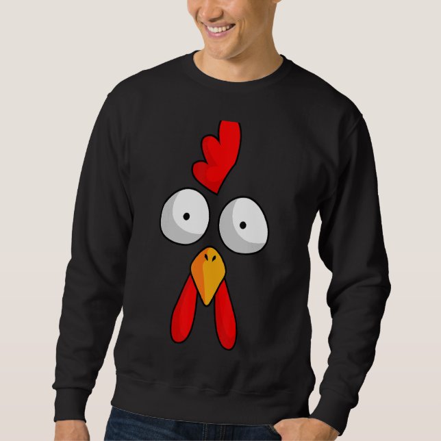 Sudadera Pollo Rooster Halloween Costume Granja Poultr (Anverso)