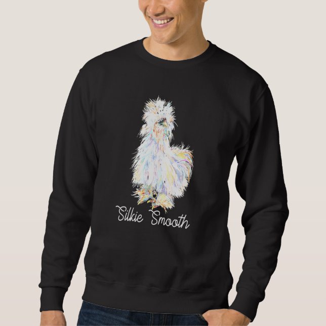 Sudadera Pollo suave de seda suave y esponjoso de pollo (Anverso)