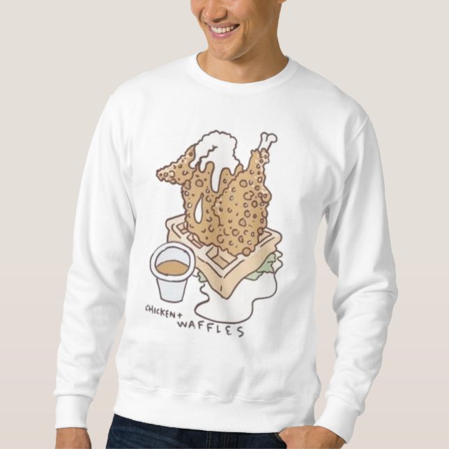 Sudadera pollo y gofres de pete (Anverso)
