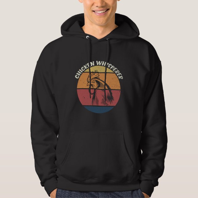 Sudadera Pollos de cría de animales de granja retro (Anverso)