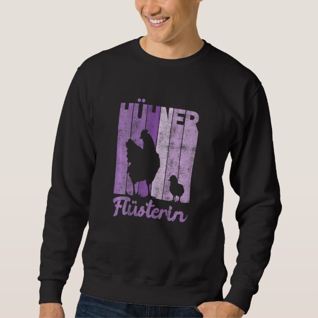 Sudadera Pollos de gallina retro para agricultoras de Whisp (Anverso)