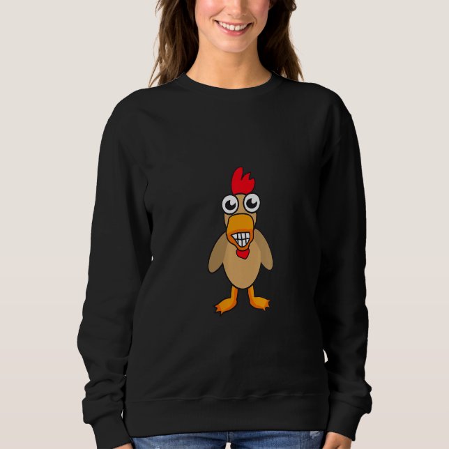 Sudadera Pollos De Gallo Para La Vida Agrícola Y De Campo O (Anverso)