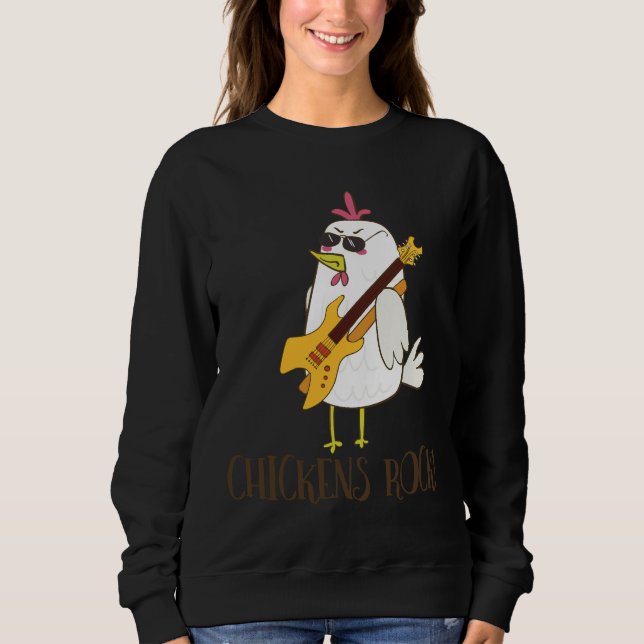 Sudadera Pollos rocosos de pollo (Anverso)
