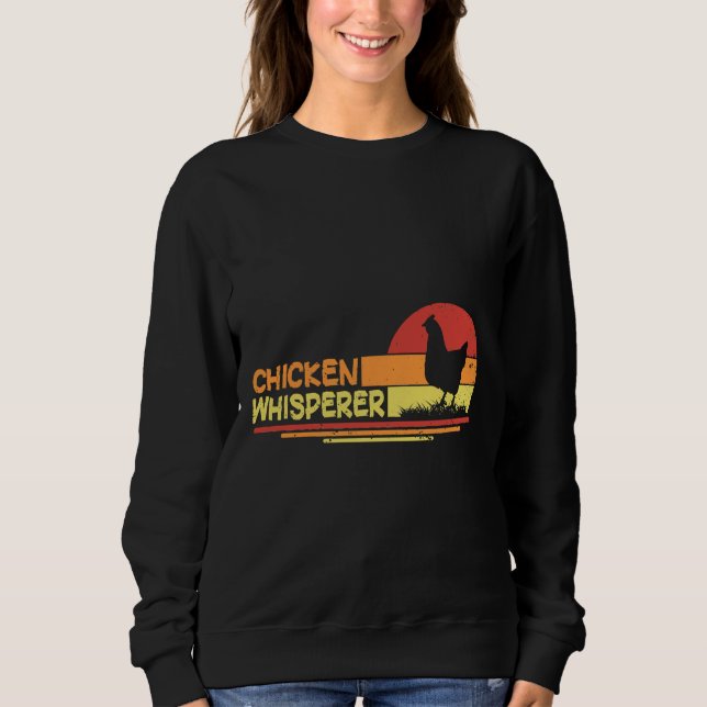 Sudadera Pollos Whisperer Granja de pollo Coop (Anverso)