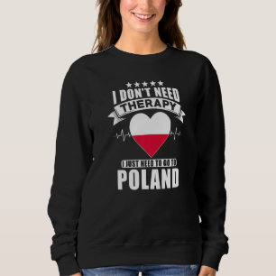 Sudadera Polonia a la que no necesito terapia