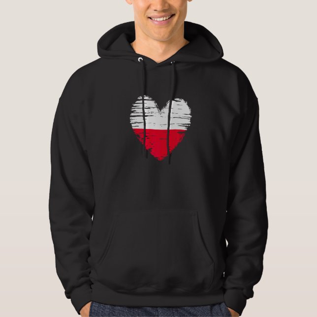 Sudadera Polonia Bandera polaca Orgullo polaco (Anverso)