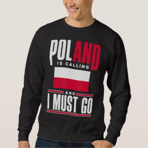 Sudadera Polonia Polaca Bandera Polaca Llama Polonia Y Yo M