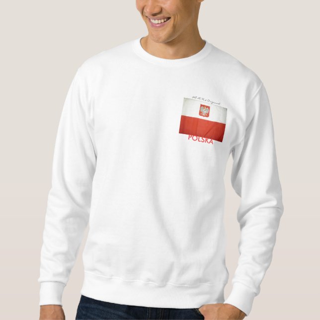 Sudadera POLSKA, original de $B.A.K.$ (Anverso)