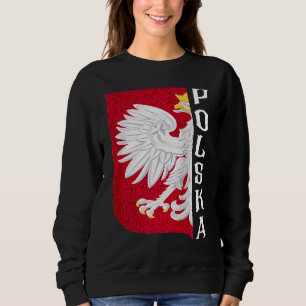 Sudadera Polska polaco Polonia Águila Blanca Orzel Bialy Ra