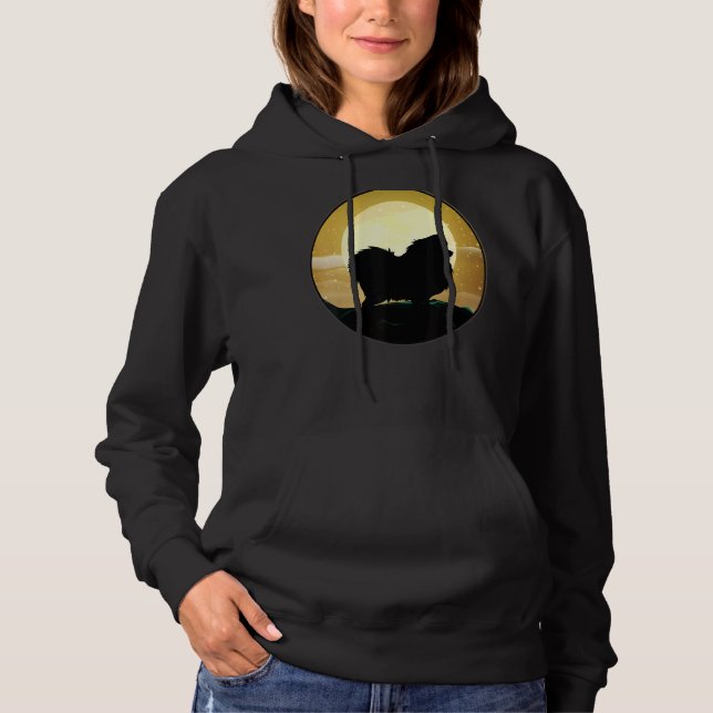 Sudadera Pomerania Dog Retro (Anverso)