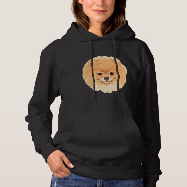Sudadera Pomerania Face Cute (Anverso)