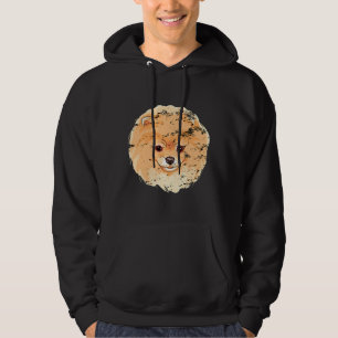 Sudadera Pomerania Face Cute Retro Vintage