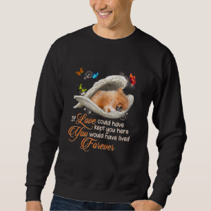 Sudadera Pomerania Perro Paw Amor La Pérdida De Perro Hermo